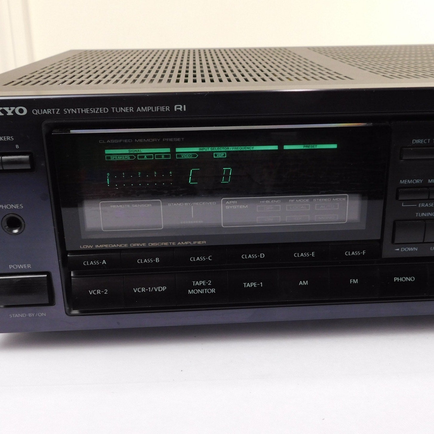 Onkyo TX-844 Quartz Synthesized Tuner Amplifier Fully Tested No Remote 90s
