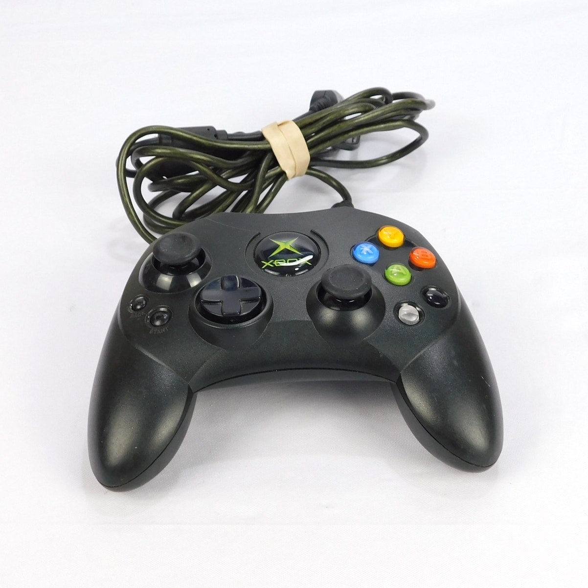 Microsoft Original Xbox Controller S Fully Tested w/ Breakaway Cable X08-69873