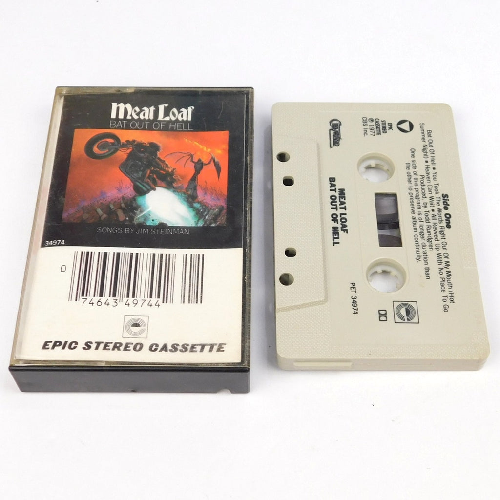 Meat Loaf Bat Out Of Hell Cassette Tested 1977 Epic PET 34974 Barcode