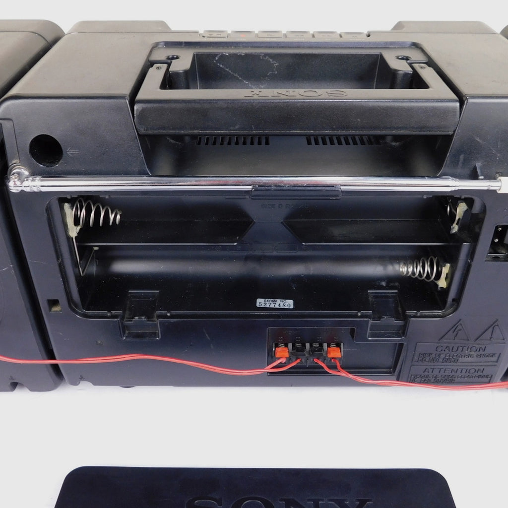 Sony CFS-1030 Portable Stereo Boombox Radio Cassette Deck Serviced New Belts 90s