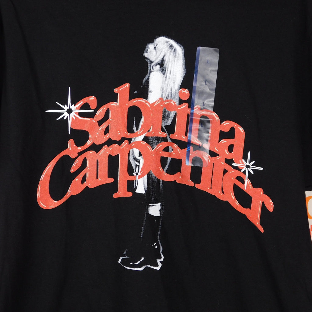 Sabrina Carpenter Black/Red Graphic T Shirt - Size L, NWT