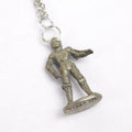 Vintage C-3PO Necklace Star Wars Monopoly Game Piece Sterling Silver 1997