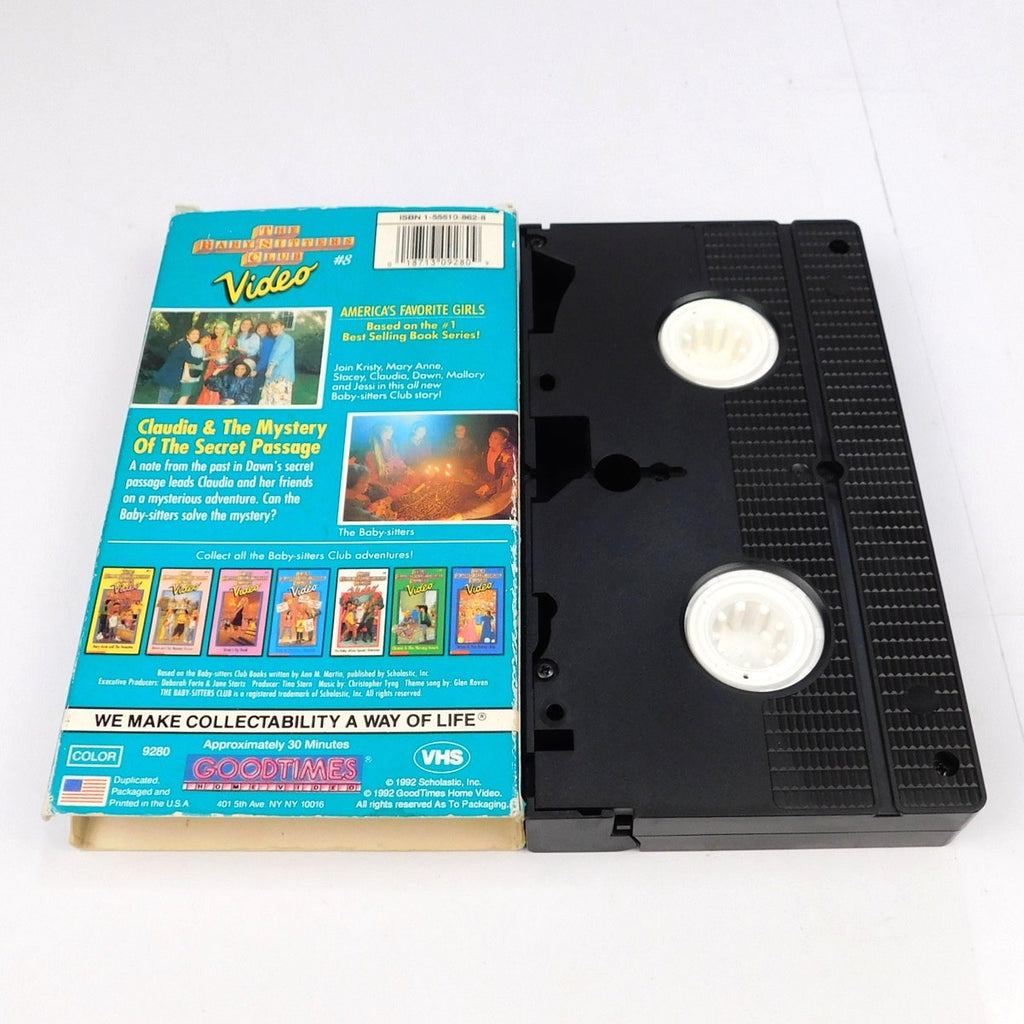 Babysitters Club Claudia & The Mystery Of The Secret Passage VHS 1992 Goodtimes