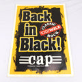 Boston Bruins 2011 Stanley Cup Parade Sign Back In Black 100.7 WZLX 19x13