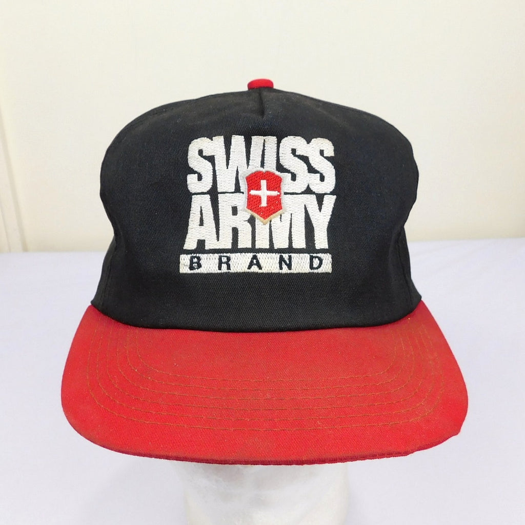 90s Swiss Army Brand Snapback Hat - Adjustable