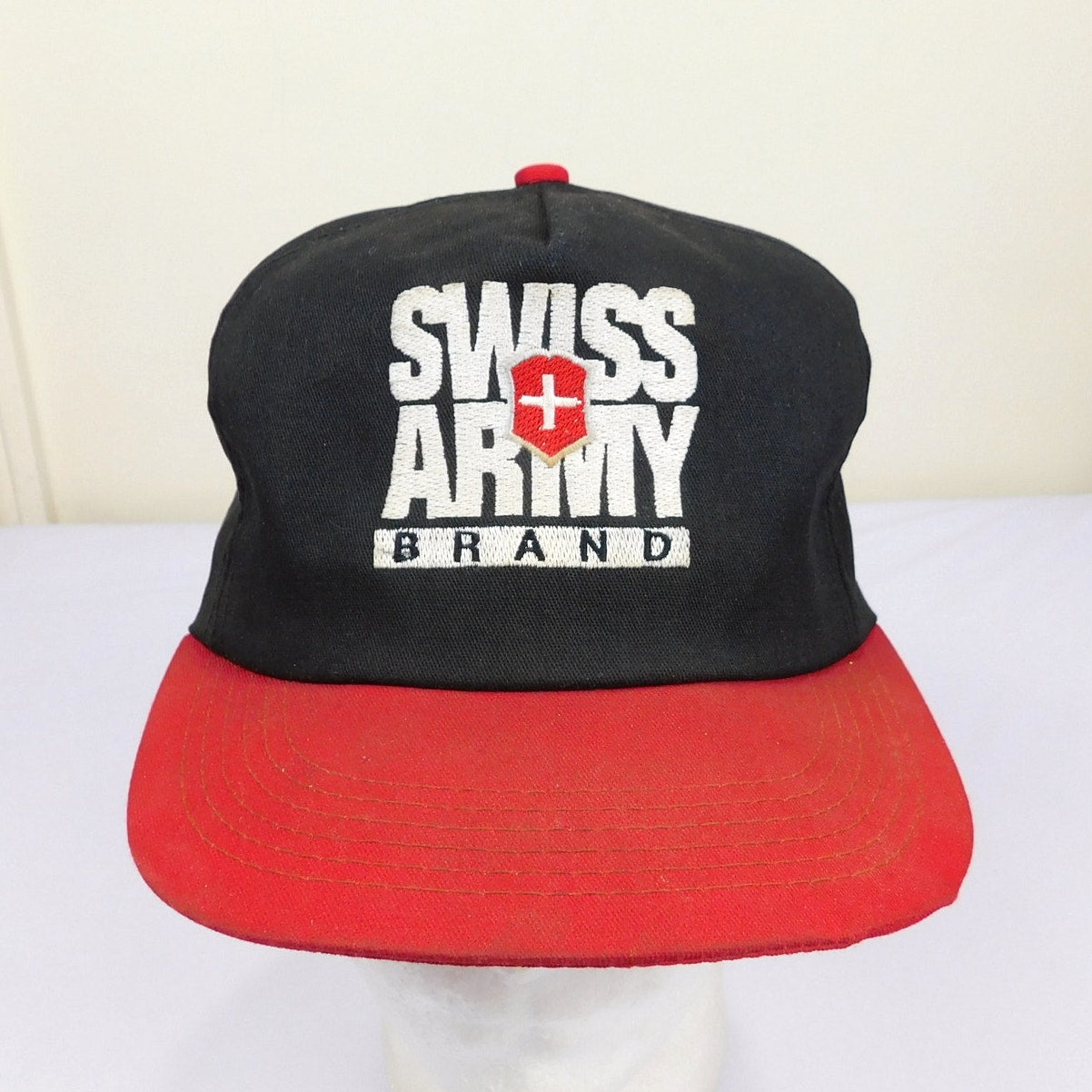 90s Swiss Army Brand Snapback Hat - Adjustable