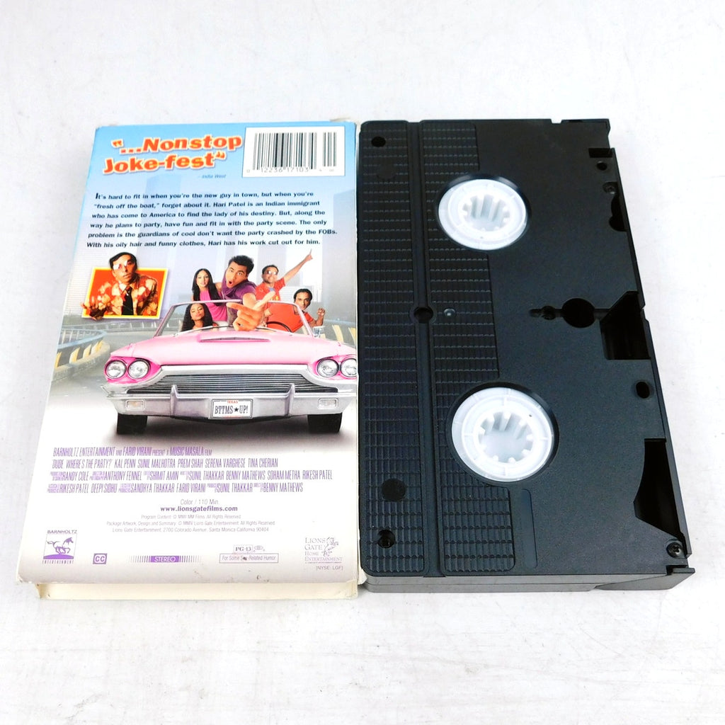Dude, Where's The Party? VHS Tested Kal Penn 2003 Barnholtz Entertainment