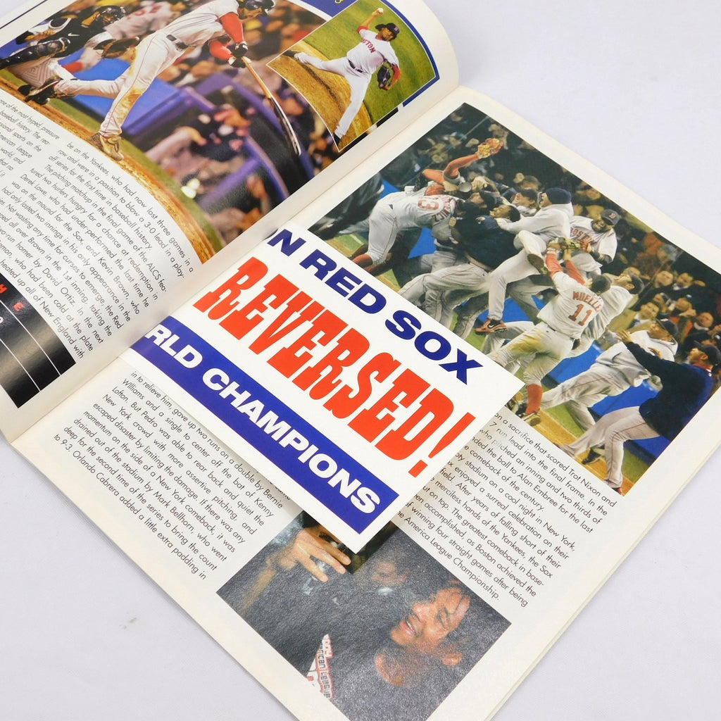 Boston Red Sox 2004 World Champions Magazine Curse Reversed Bumper Sticker