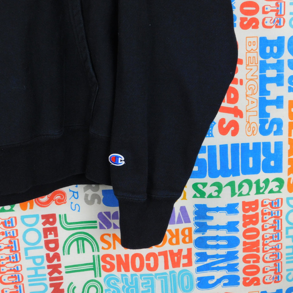 Champion Maine Black Bears Puff Print Hoodie - Size L