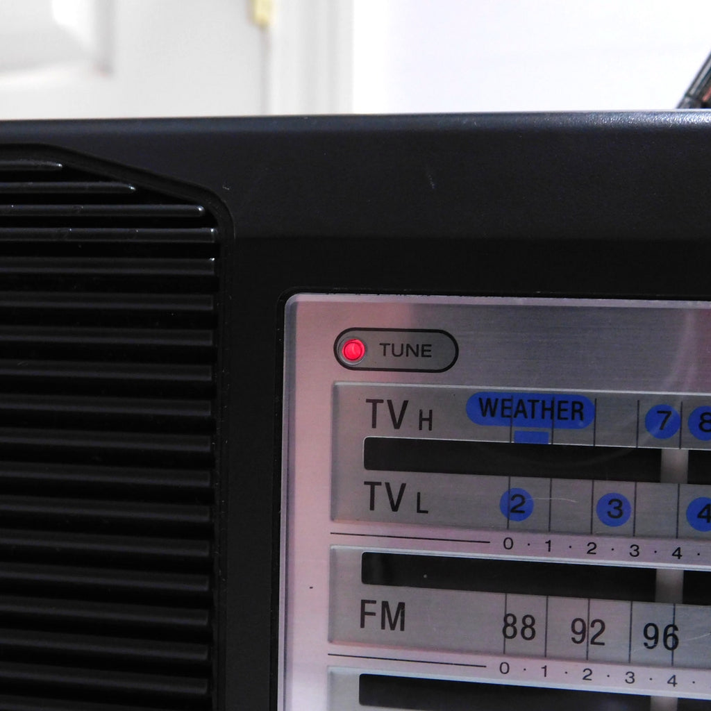 Sony ICF-34 Portable AM FM TV Weather Band Radio 4-Band Tested Working