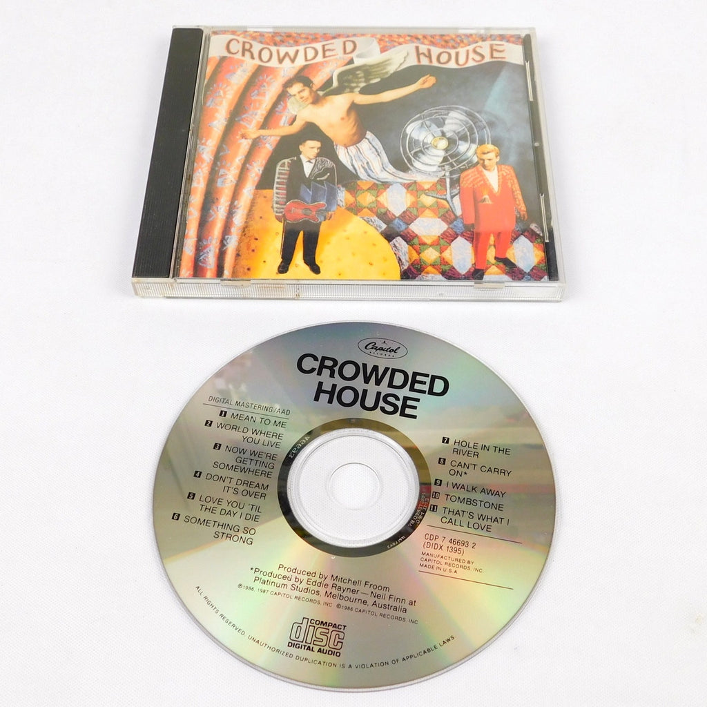 Crowded House Self Titled CD 1987 Tested Capitol Records CDP 7 46693 2