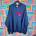 New England Patriots Red Script Logo Pullover Hoodie - Size XL