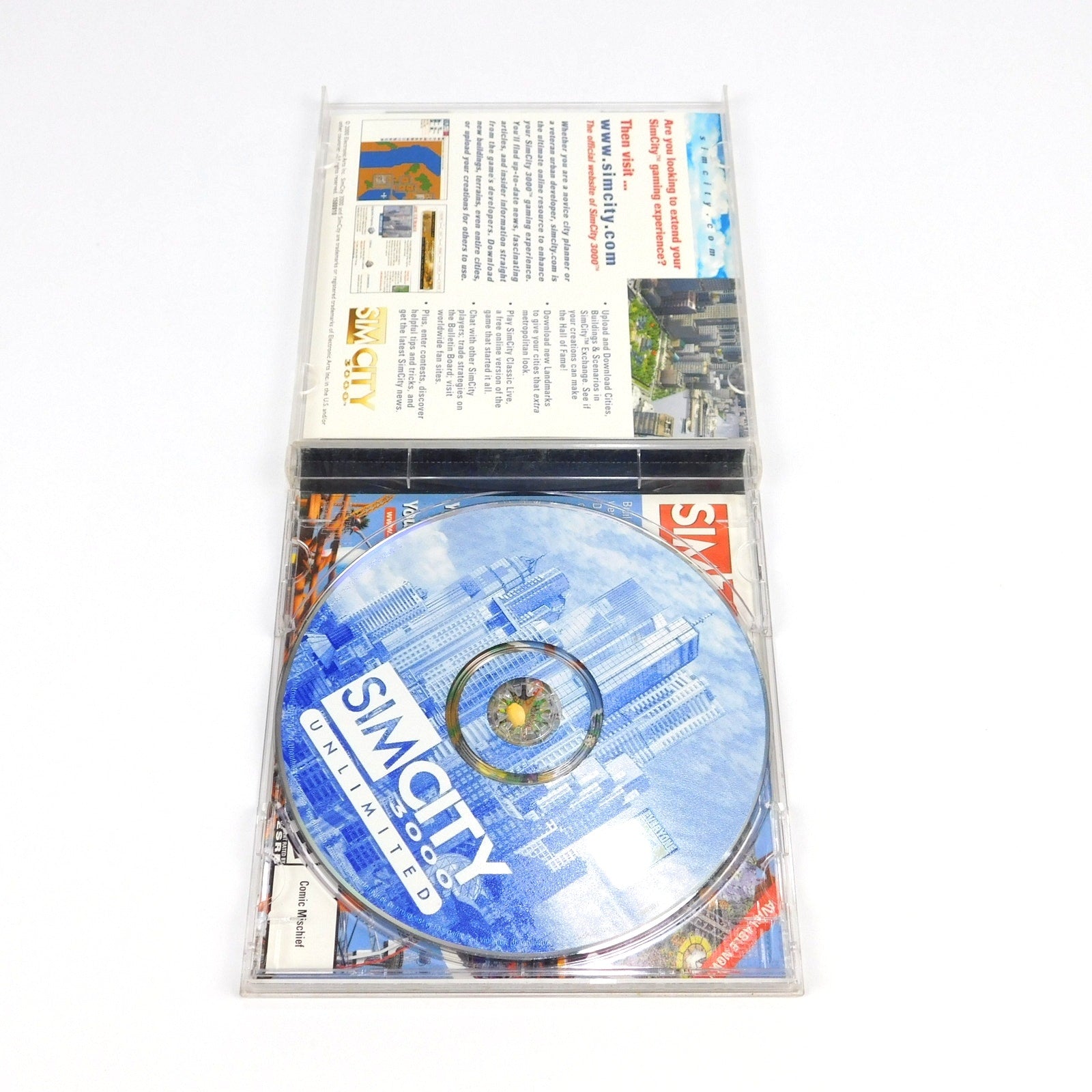 Simcity 3000 Unlimited PC CD ROM Tested Working Complete In Jewel Case Sim City