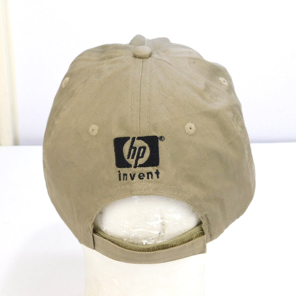 Vintage Mission Possible HP Invent Promo Hat Cap Khaki Strapback Y2K