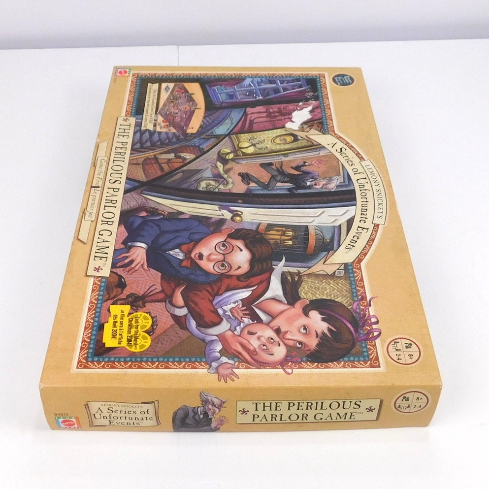 A Series Of Unfortunate Events Perilous Parlor Board Game Complete Mattel 2004