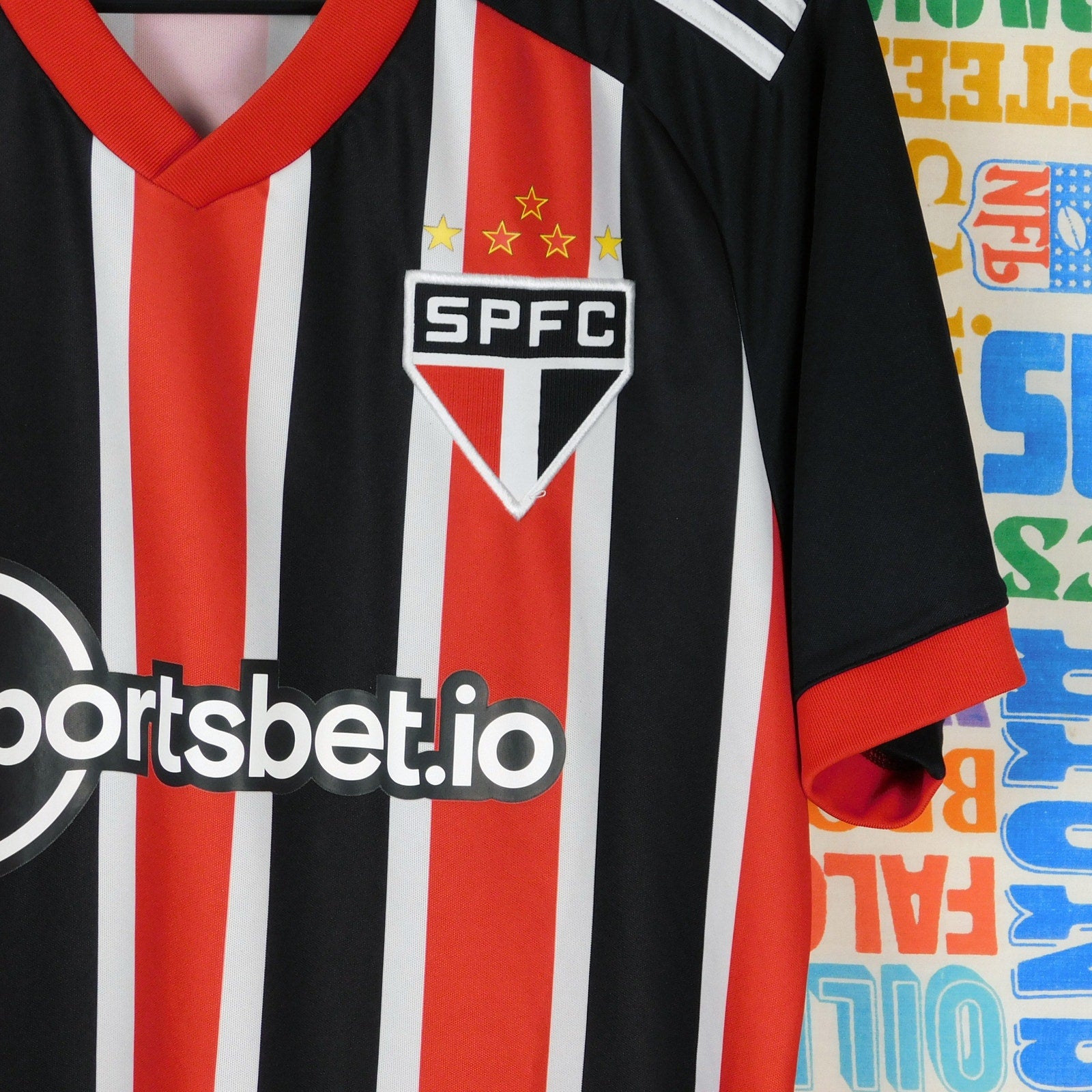 Adidas Sao Paolo FC 2023 Away Soccer Jersey - Size L