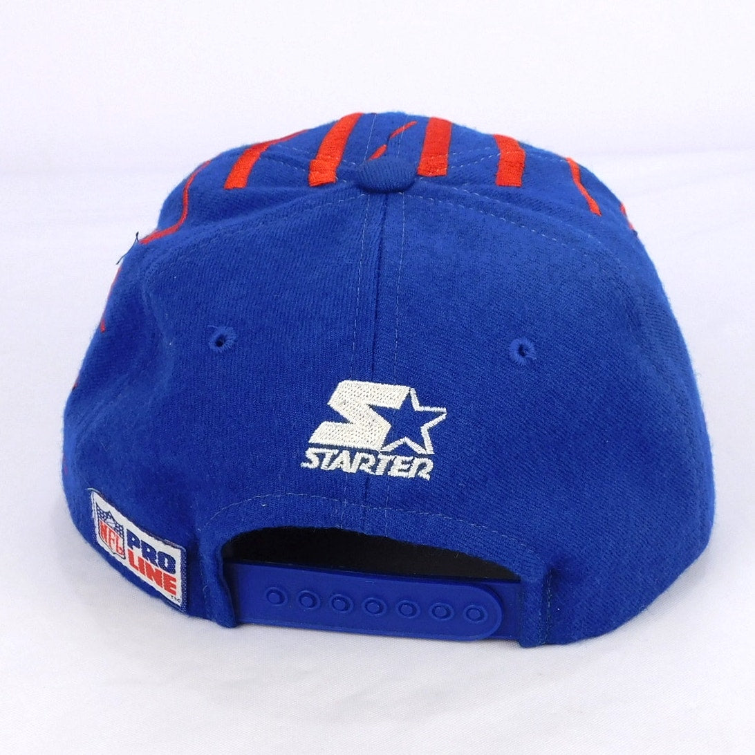 90s New England Patriots Starter Collision Hat - Adjustable (Washed & Reshaped)