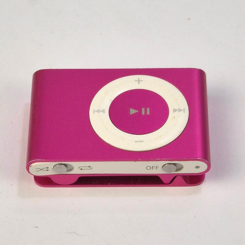 Pink Apple iPod Shuffle 2nd Gen 1GB A1204 New Battery Tested USB Cable Bundle