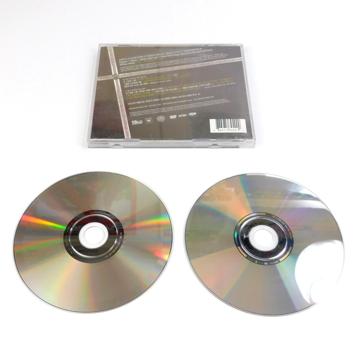 Beyonce Above and Beyonce Video Collection Dance Mixes CD DVD 2009 Tested