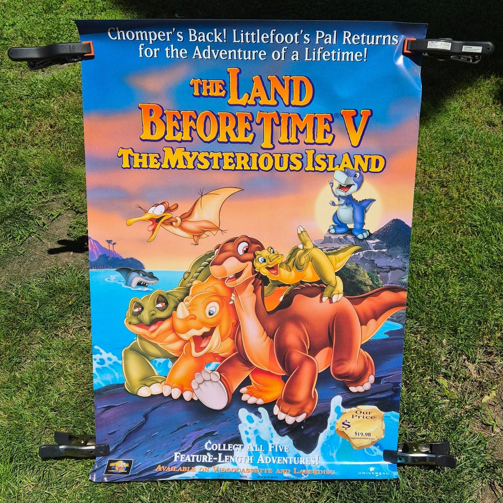 Land Before Time V The Mysterious Island 1997 Video Store Promo Poster