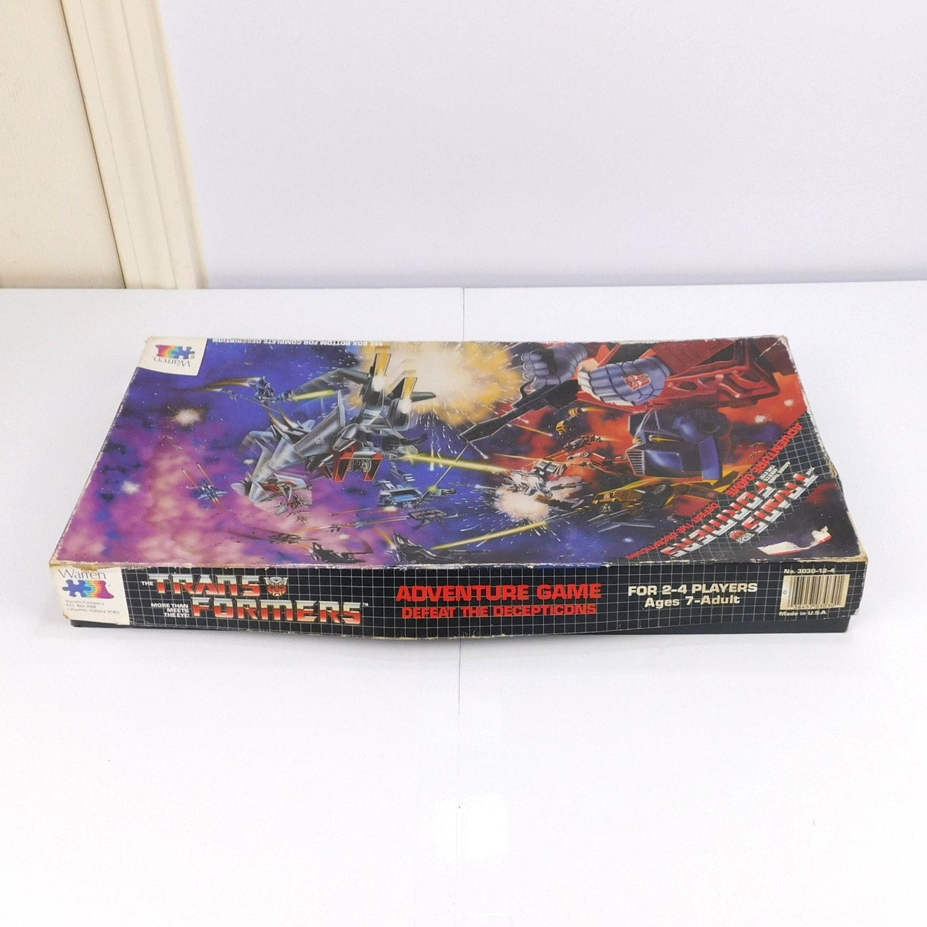 1986 Transformers Adventure Game Complete CIB Warren Hasbro Board Game