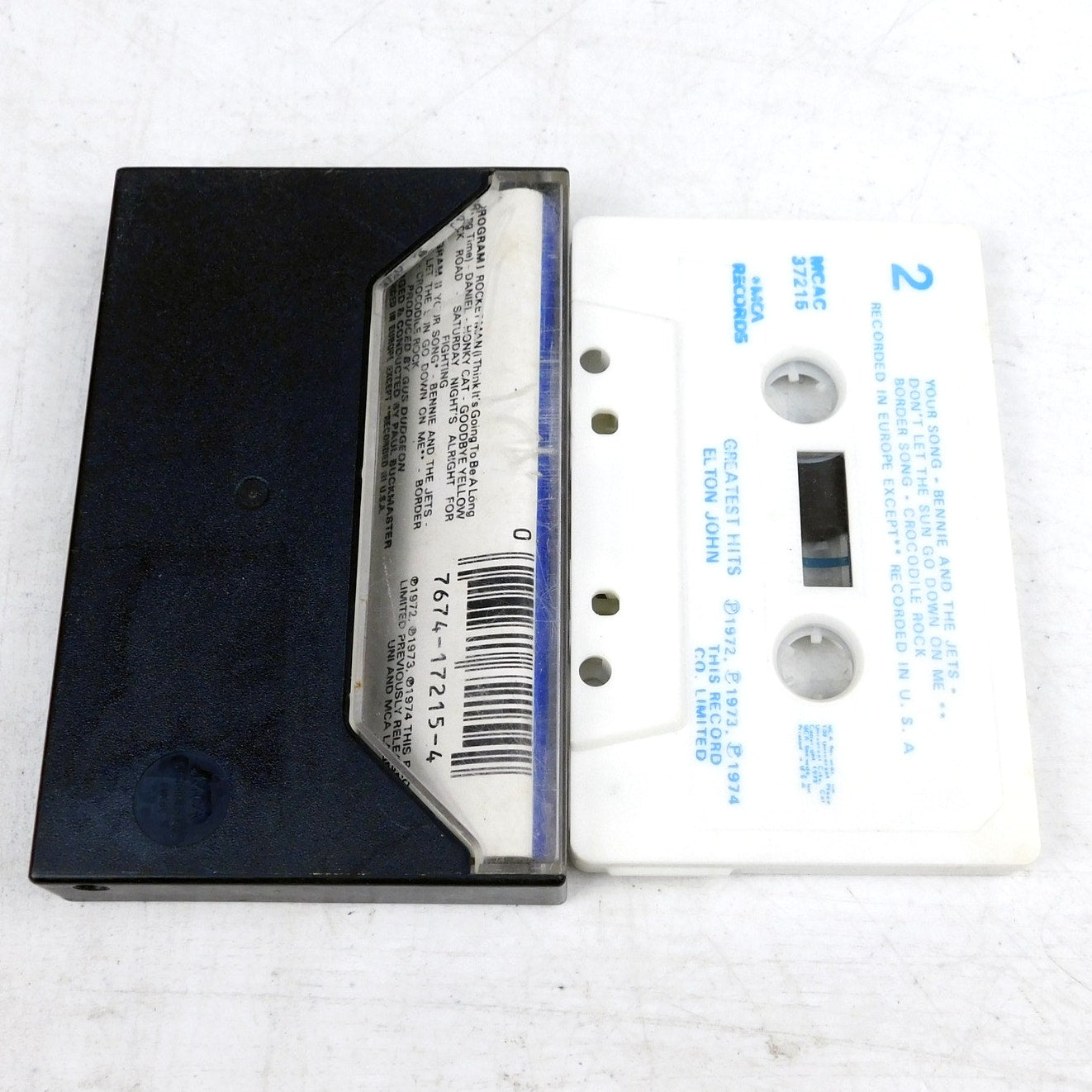 Elton John Greatest Hits Cassette Tape Tested MCA Records 1974 MCAC-37215