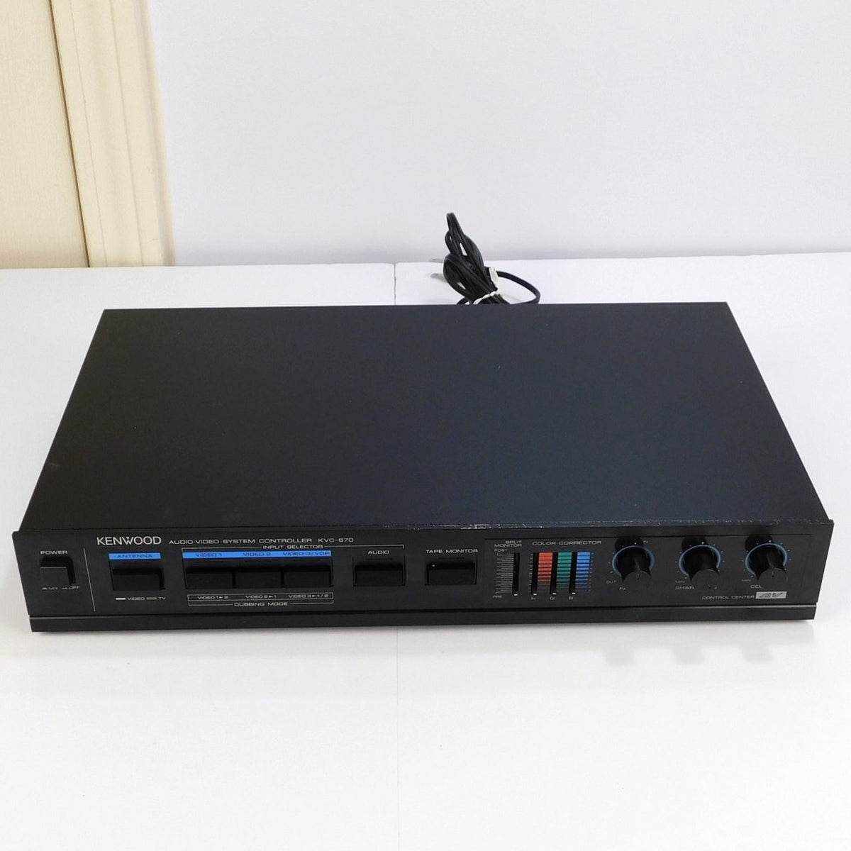 Kenwood KVC-670 Audio Video System Controller Vintage AV Switcher Tested Working