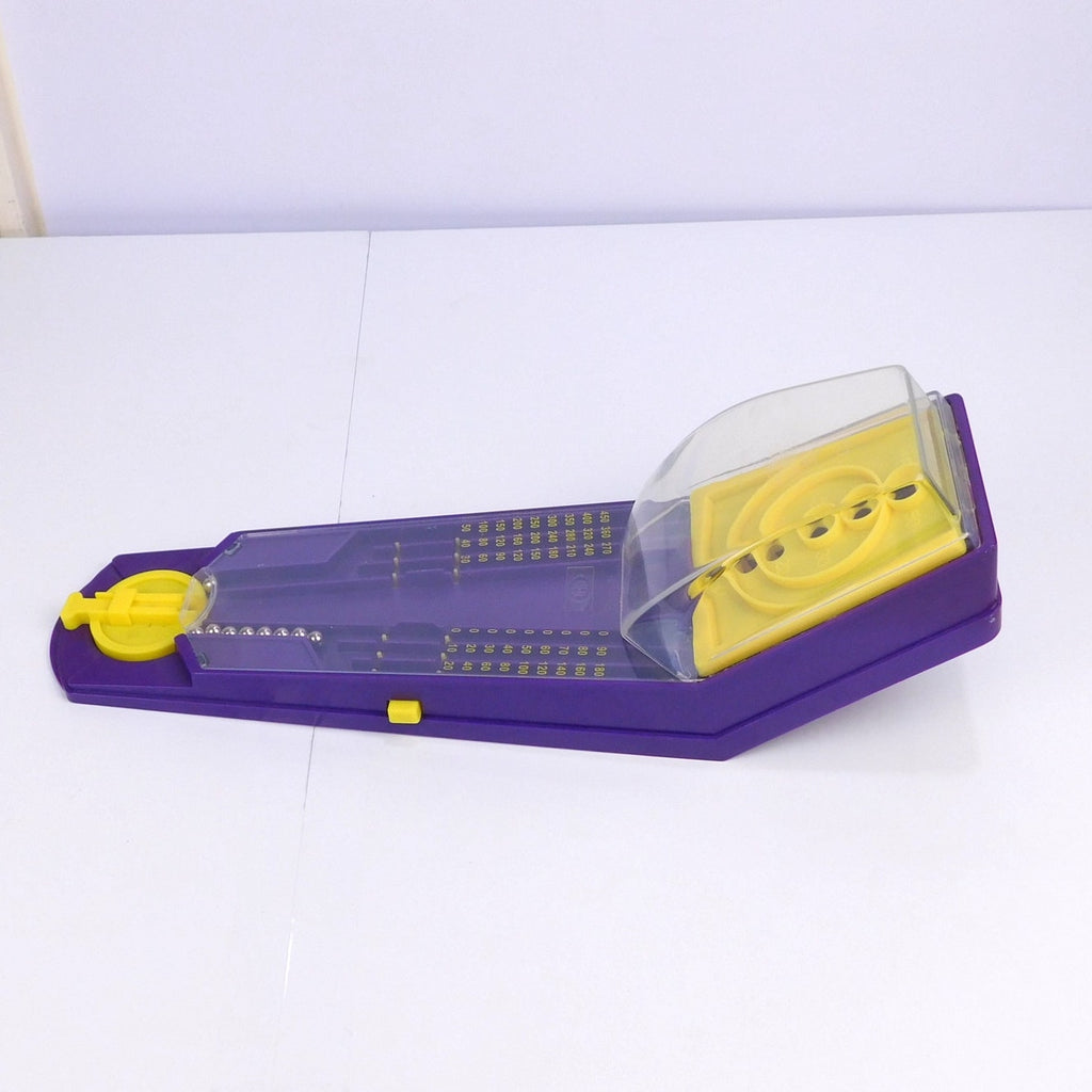 Ideal Toys Speedball Tabletop Skee Ball Toy Tested Working Purple Yellow 2000s