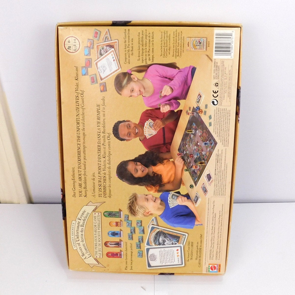 A Series Of Unfortunate Events Perilous Parlor Board Game Complete Mattel 2004
