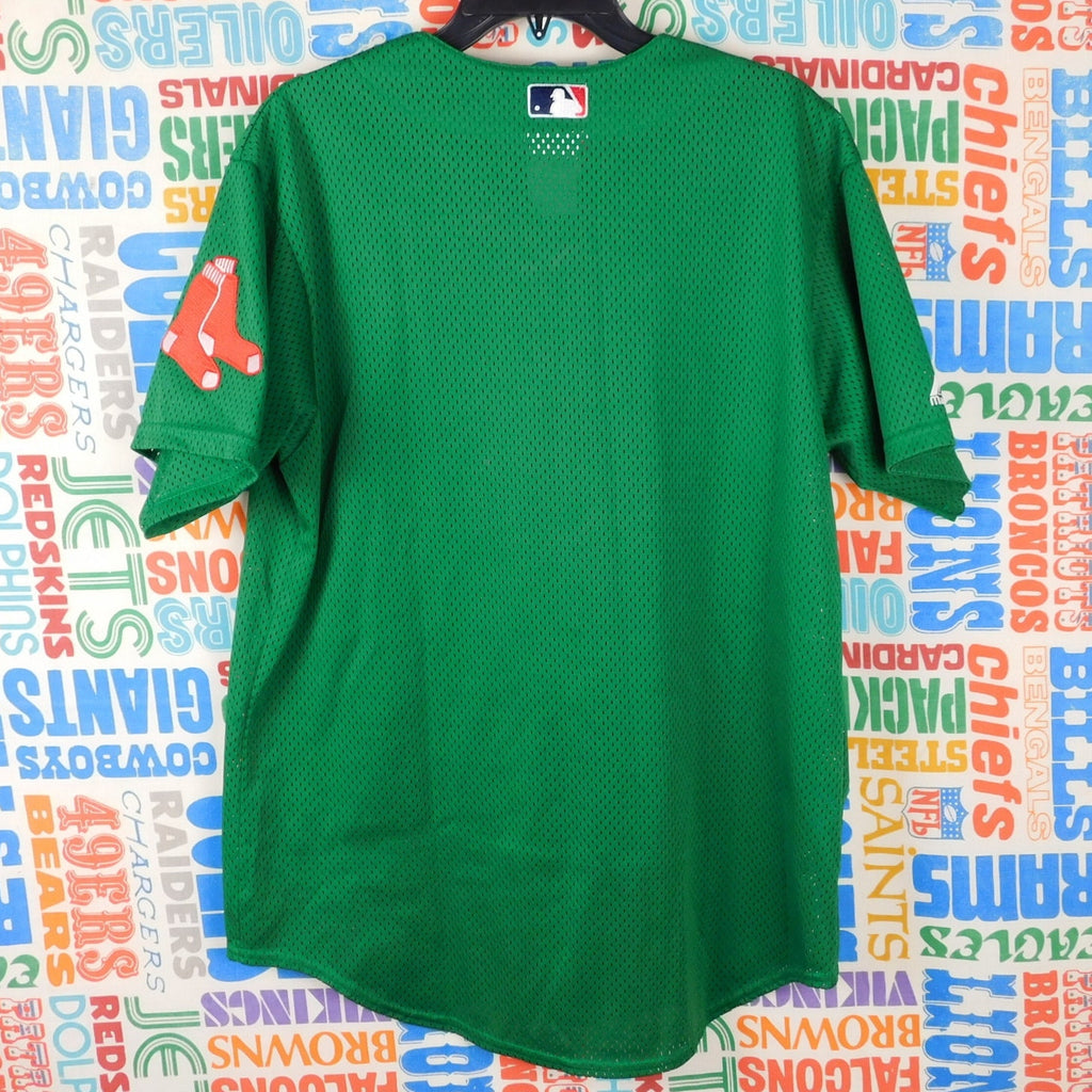 2002 Majestic Boston Red Sox Green Mesh Jersey - Size M