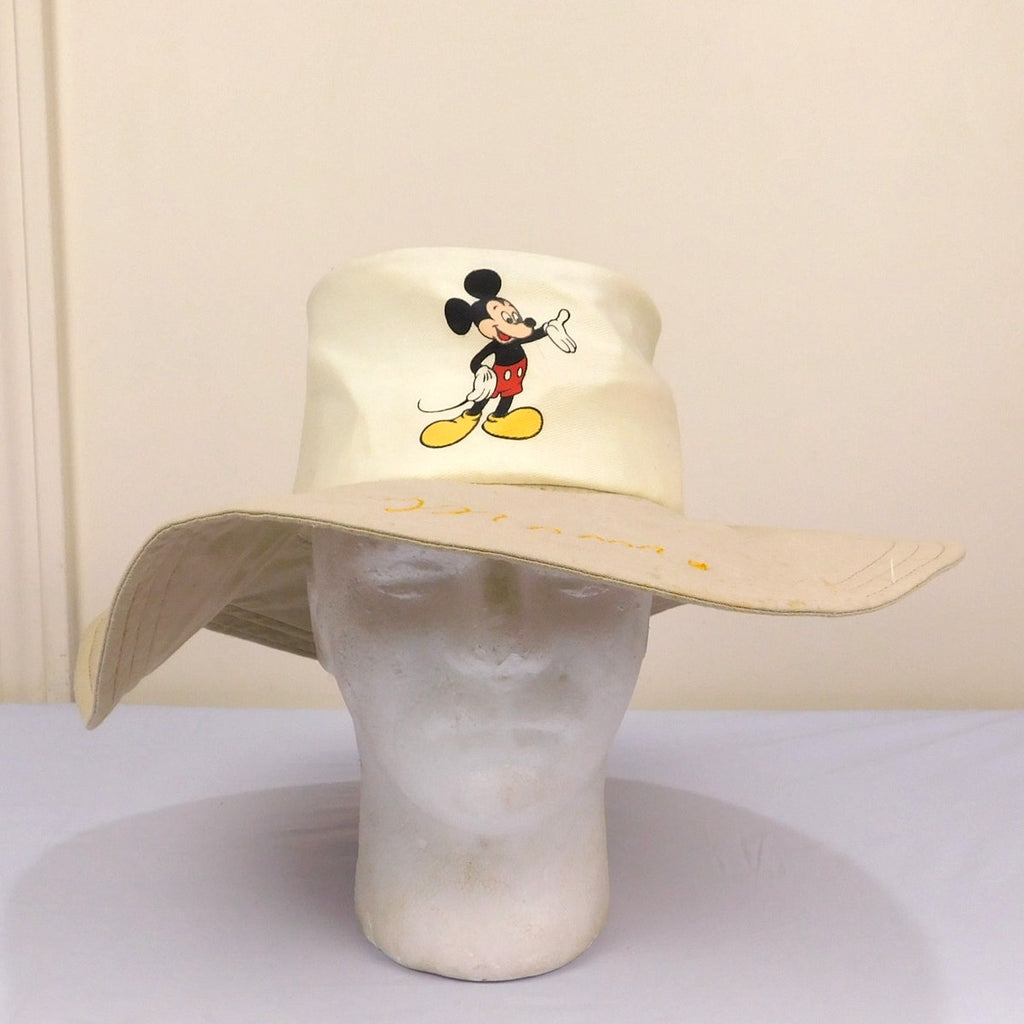 80s Walt Disney Productions Mickey Mouse Mom Sun Hat - OSFA