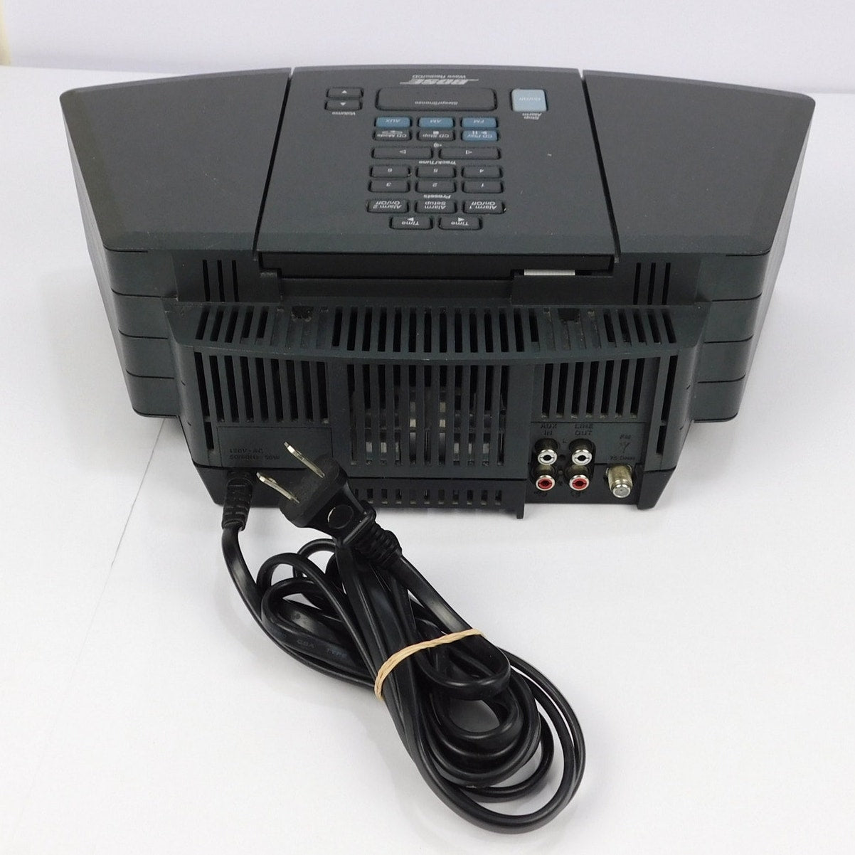 Bose Wave Radio CD Clock Model AWRC1G Tested Working No Remote Black