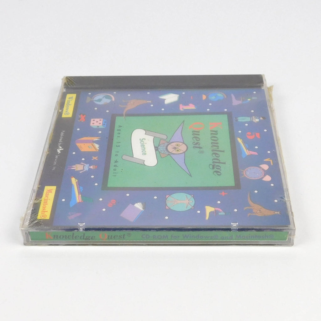 Knowledge Quest Science PC Windows Mac CD ROM Sealed Educational 1996