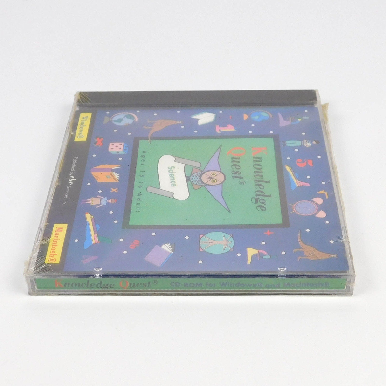 Knowledge Quest Science PC Windows Mac CD ROM Sealed Educational 1996
