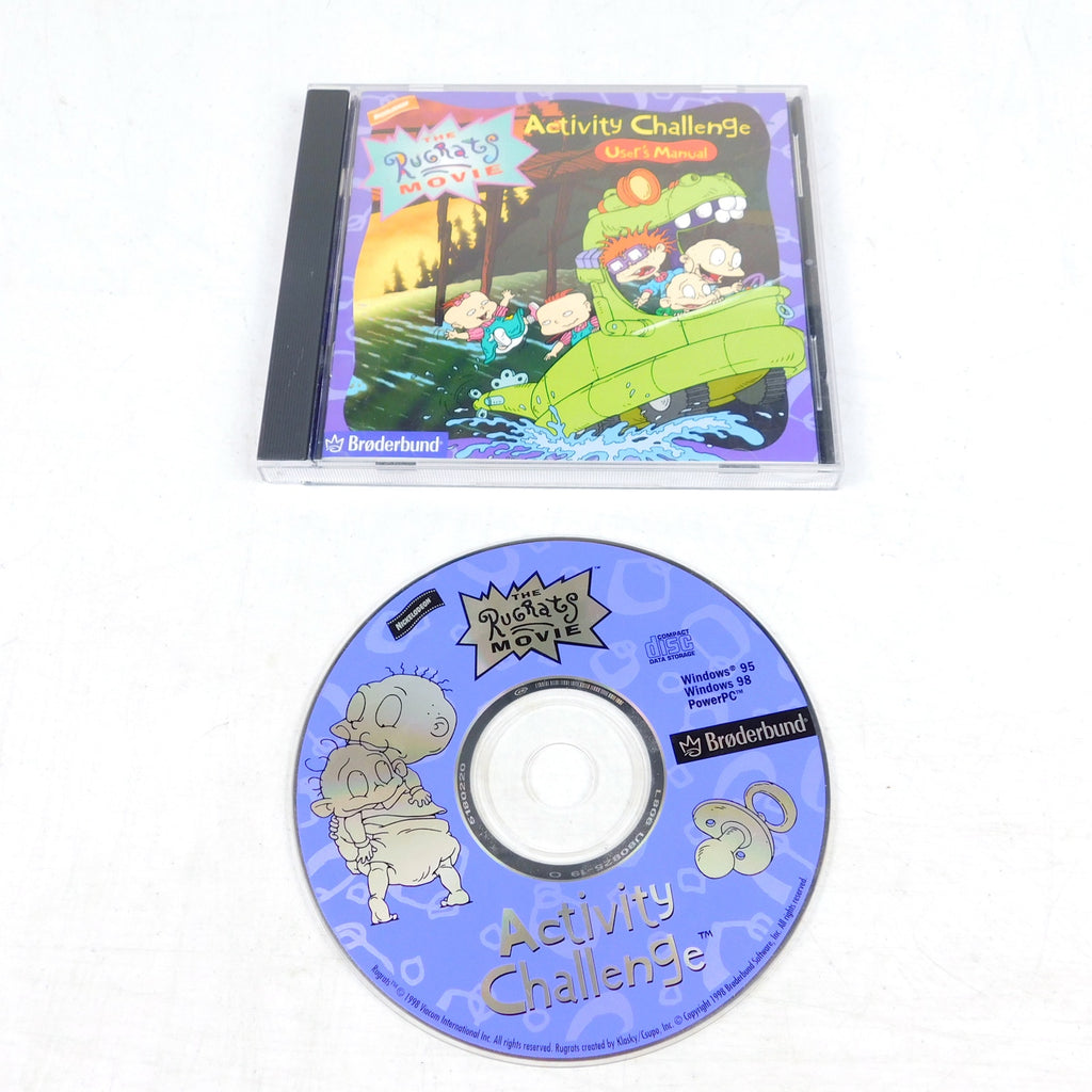 Rugrats Movie Activity Challenge PC CD ROM Tested Complete 1998 Nickelodeon