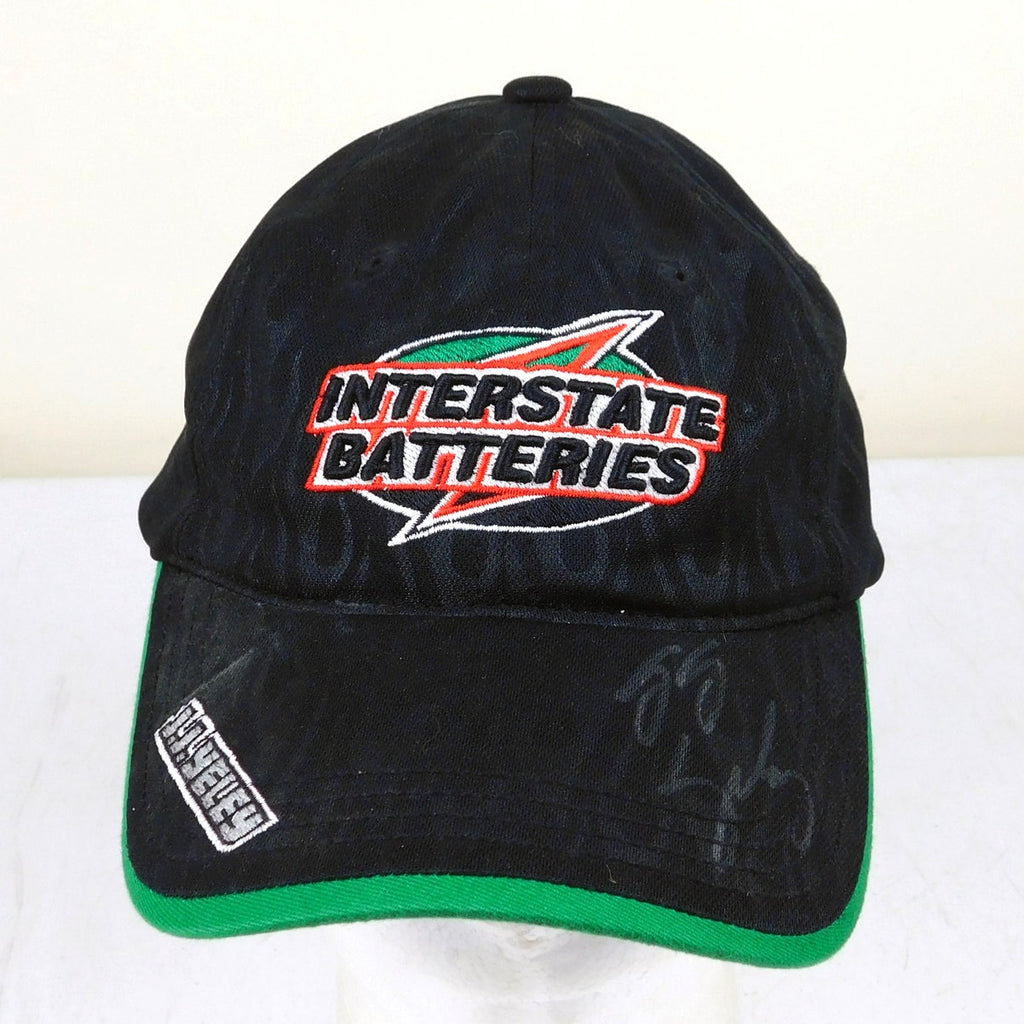 Y2K Autographed NASCAR Interstate Batteries J.J. Yeley Hat - Adjustable