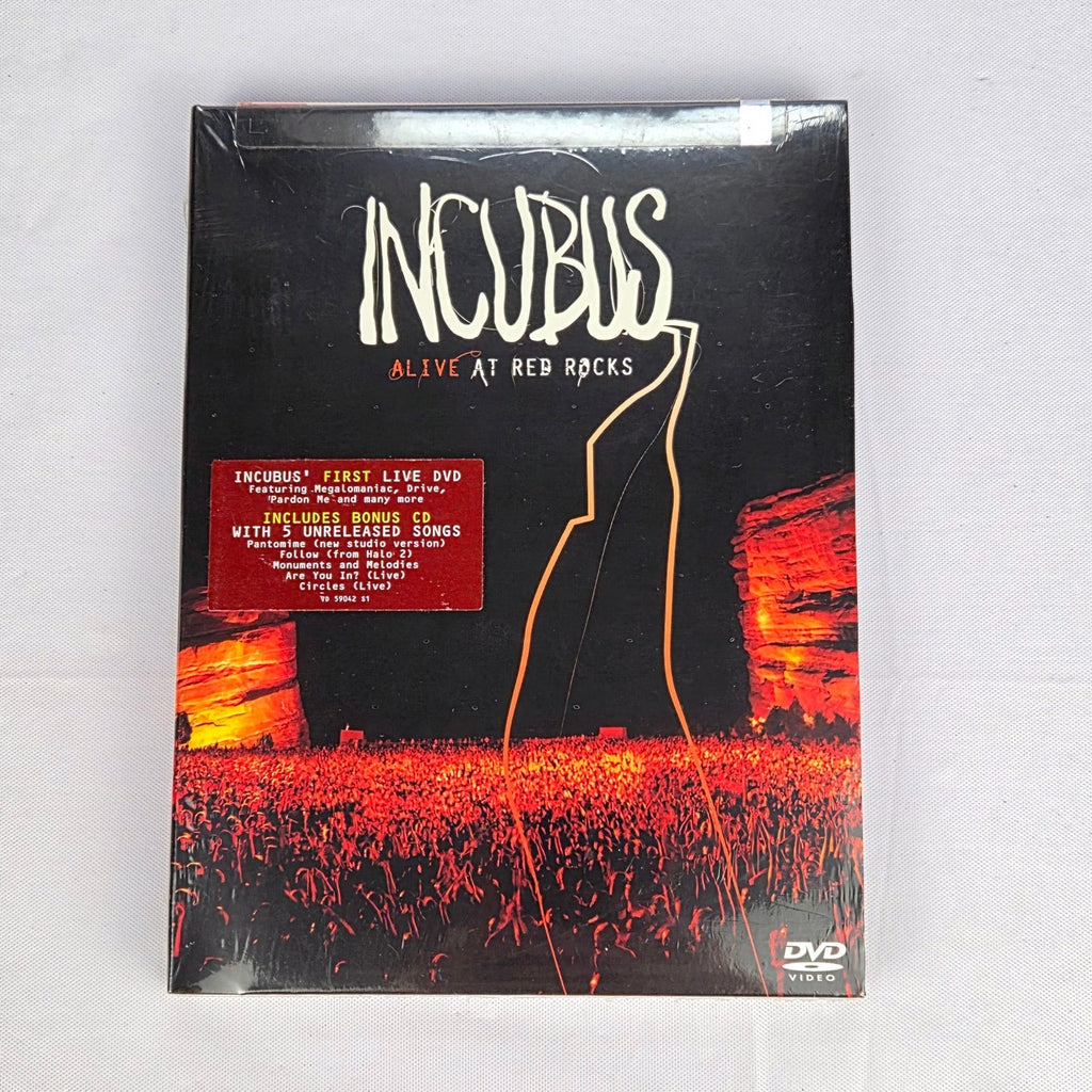Incubus Alive At Red Rocks DVD 2004 New Sealed Live Rock Concert Bonus CD