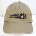 Vintage Mission Possible HP Invent Promo Hat Cap Khaki Strapback Y2K