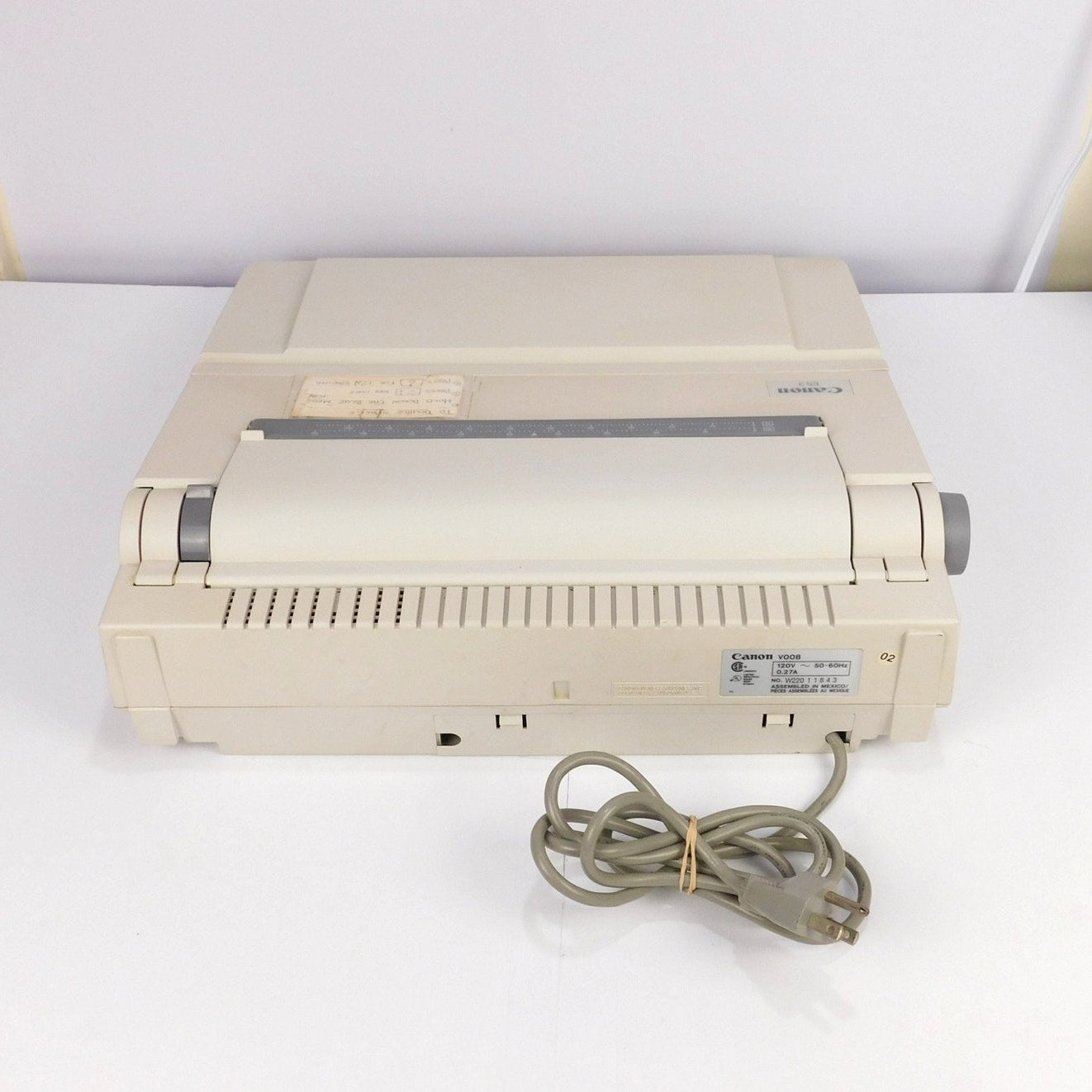 Canon ES3 Electronic Typewriter Word Processor Fully Tested w/ Ink Ribbon V008