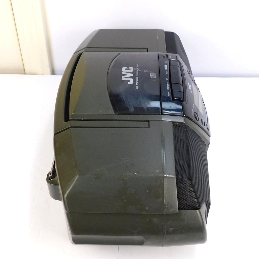 Vintage JVC RC-QN25BK CD Cassette Boombox AM FM Radio Tested 1998