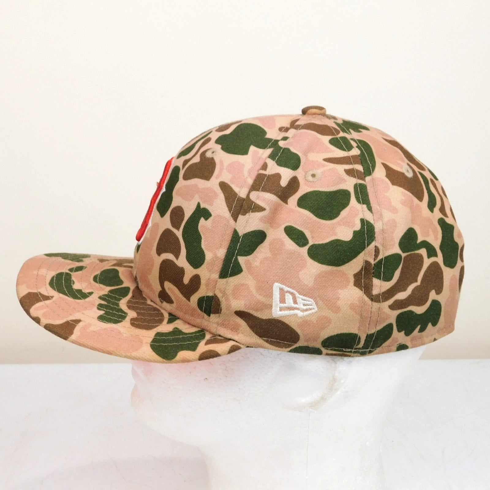 New Era Boston Red Sox 2004 World Series Duck Camo Fitted Hat - Size 7 1/4