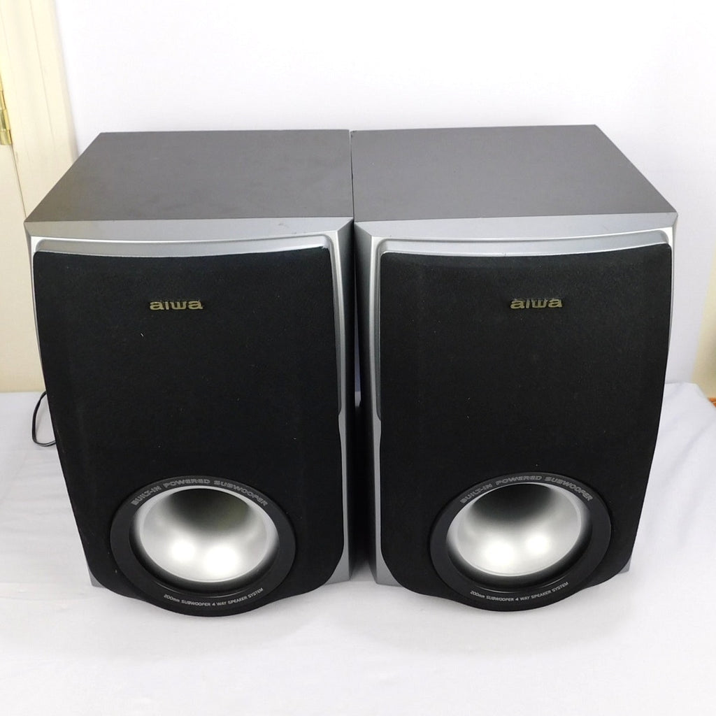 AIWA SX-WNA909 3-Way Bass Reflex Speakers 90s Built In Subwoofers 150W
