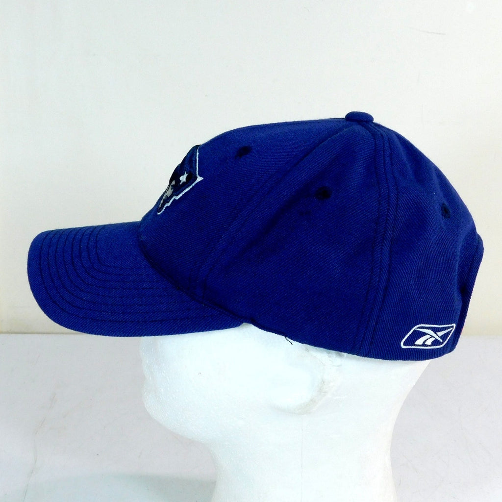 Vintage New England Patriots Hat Flying Elvis Logo Reebok On Field Y2K