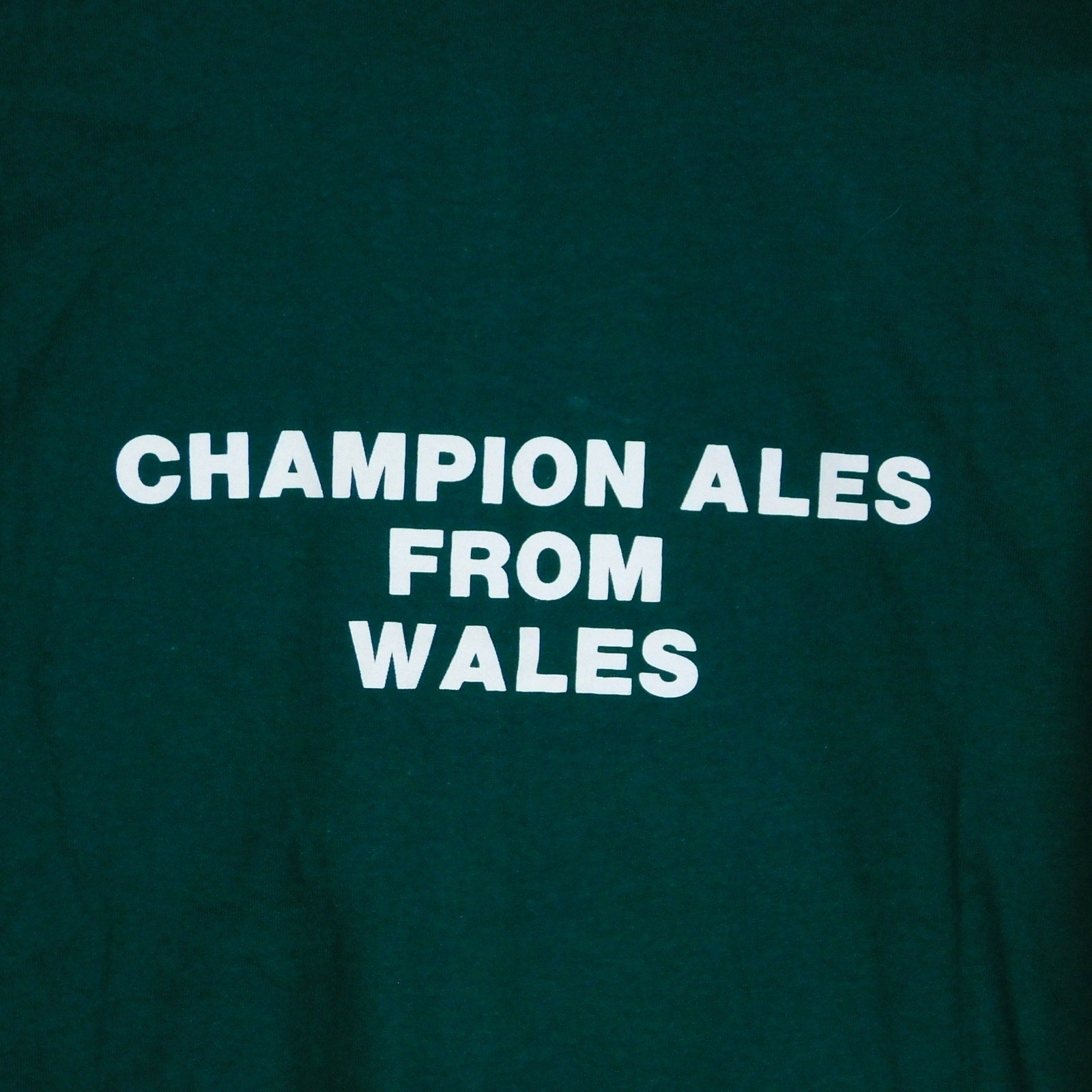 90s Welsh Ales "Champion Ales From Wales" T Shirt - Size XL