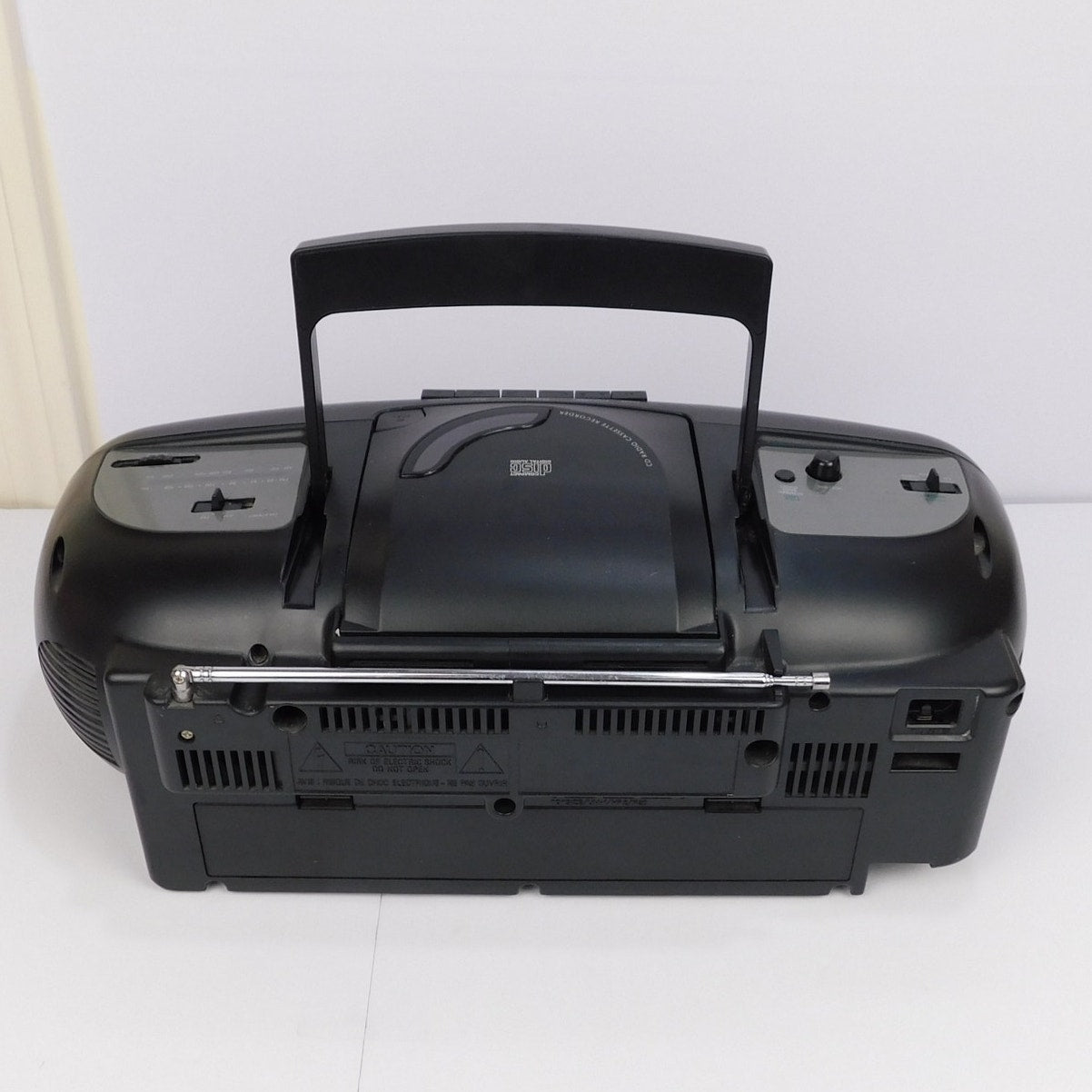 Philips Magnavox AZ1002 Portable Stereo Boombox CD Cassette Radio Tested Working