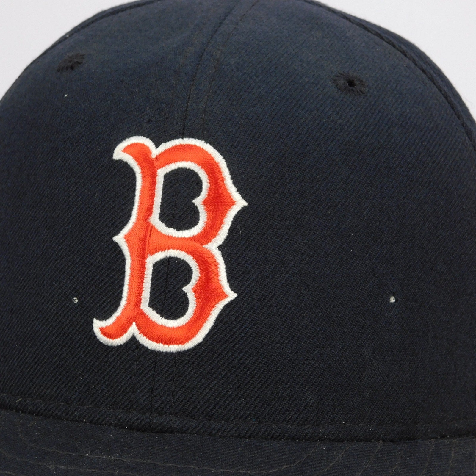 Vintage Boston Red Sox Wool Fitted Hat 7 1/4 USA Factory Seconds MLB New Era 90s