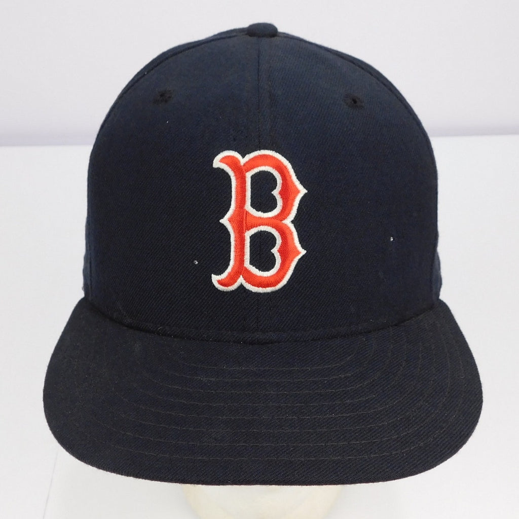 Vintage Boston Red Sox Wool Fitted Hat 7 1/4 USA Factory Seconds MLB New Era 90s