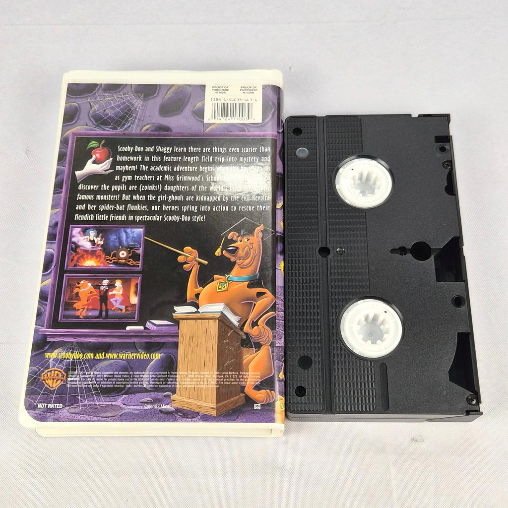 Scooby Doo And The Ghoul School VHS Tested 2001 Clamshell Warner Bros