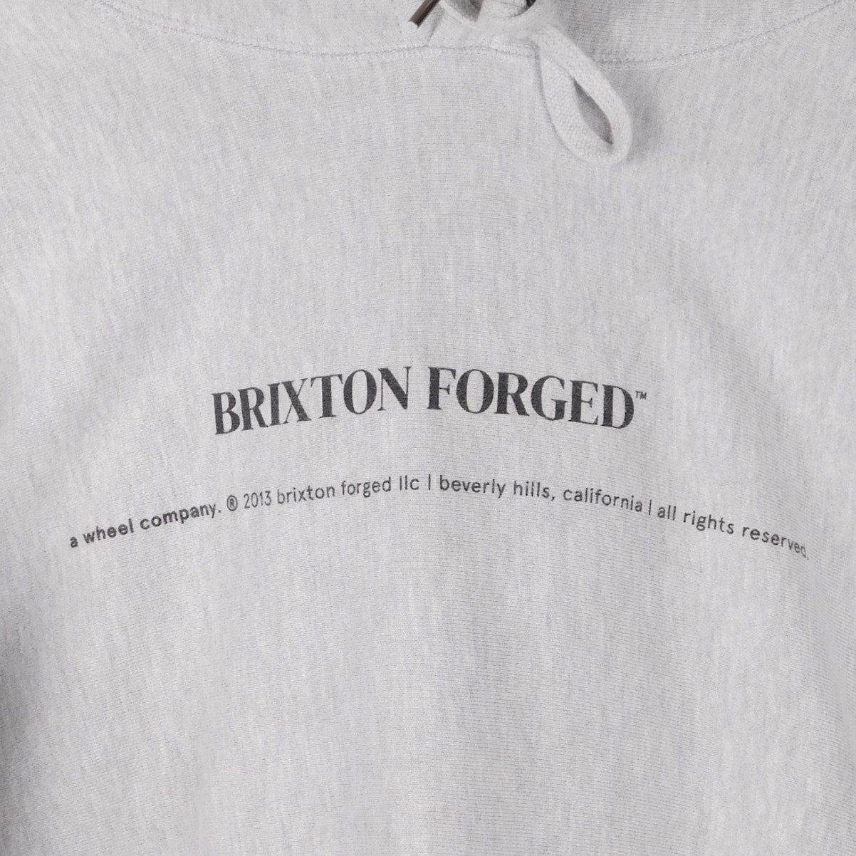 Brixton Forged Wheels Rights Reserved Hoodie - Size L
