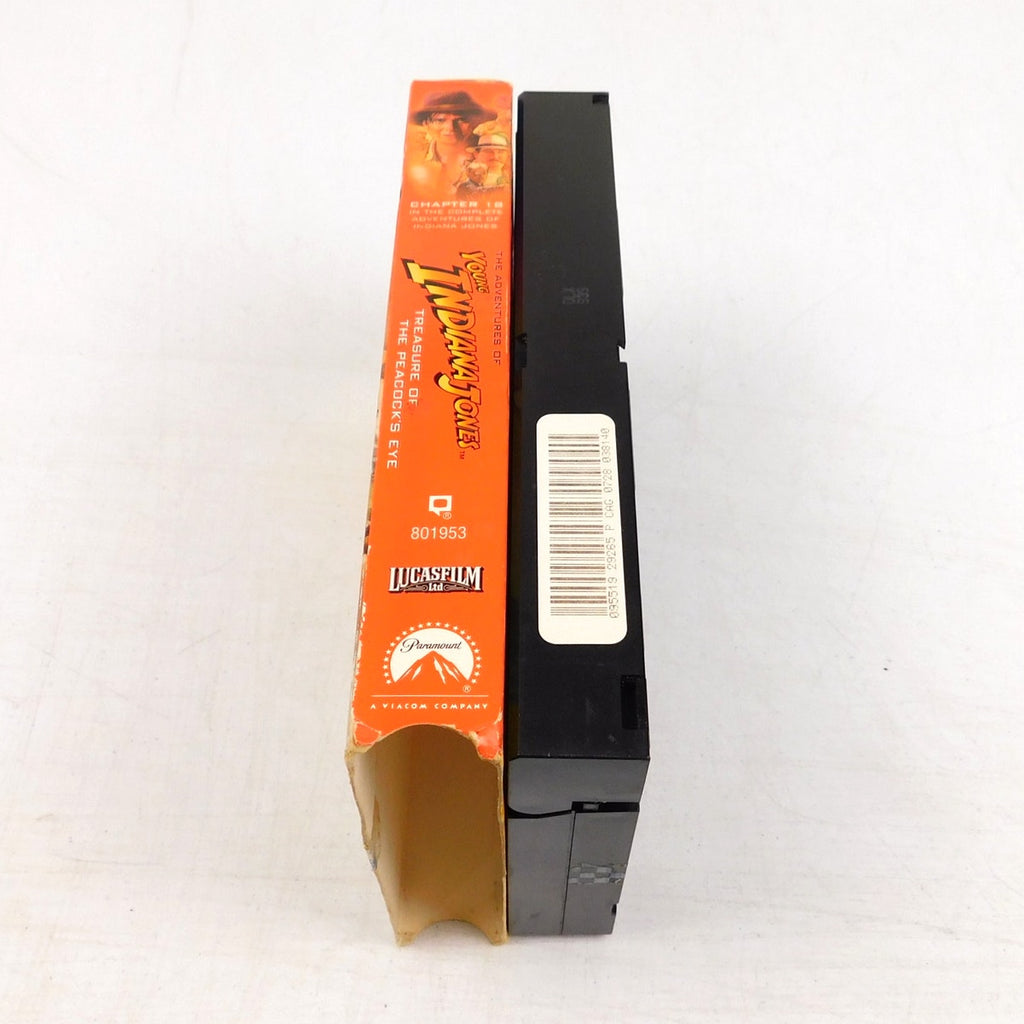 Young Indiana Jones Treasure Of The Peacocks Eye VHS Chapter 18 Tested 1995